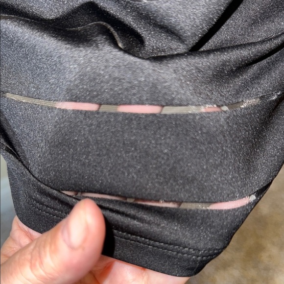 Women’s RBX Racerback Tank Top Black Horizontal Mesh Design Airy Women's Size L - Picture 2 of 7